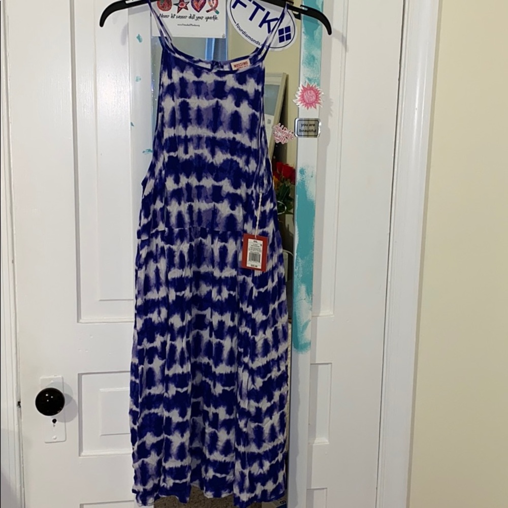 Blue Tie Dye Summer Dress!